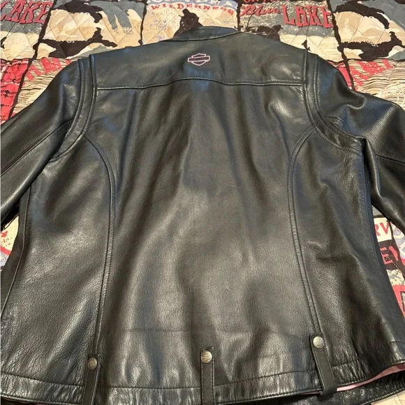 Harley-Davidson Ladies leather jacket size large - Picture 8 of 10
